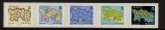 2010 Jersey SG.1485-9 Maps (self Adh.). 5 values.(face = £2.10) U/M (MNH)