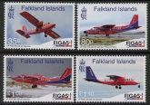 2023 Falkland Islands. SG.1557-60  Goverment Air Service set 4 values  U/M (MNH)