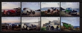 2016 Jersey  SG.2070-7  50th Anniv. Jersey Old Motor Club. set 8 values. (face = £6.40) U/M (MNH)