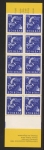 1981 Sweden  SB353.  Night & Day booklet pane of 10 (SG.1085)  U/M (MNH)