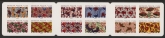 2019 France SG.6556-67 African Textiles Set of 12 values booklet U/M (MNH)