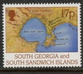 1994 South Georgia SG.251w 17p Wmk Crown to right of CA Variety U/M (MNH)