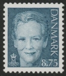 2008 Denmark SG.1204a 8k75 turquoise blue Queen Margrethe II U/M (MNH)