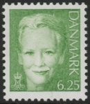 2003 Denmark SG.1201a 6k25 light green  Queen Margrethe II U/M (MNH)
