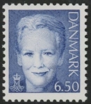 2008 Denmark SG.1201c 6k.50 deep blue Queen Margrethe II U/M (MNH)
