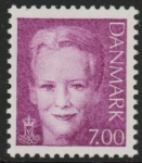 2001 Denmark SG.1203 7k bright purple Queen Margrethe II U/M (MNH)