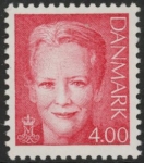 2000 Denmark SG.1194 4k scarlet Queen Margrethe II U/M (MNH)