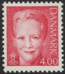 2000 Denmark SG.1194 4k scarlet Queen Margrethe II U/M (MNH)