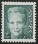 2000 Denmark SG.1197 5k grey-green Queen Margrethe II U/M (MNH)