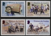 2023 Tristan Da Cunha. SG.1381-4  Volcano. Part 3. set 4 values U/M (MNH)