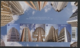 2010 Belgium MS.4334  Skyscapers. Mini Sheet U/M (MNH)