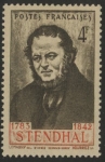 1942 France SG.755  Death Centenary of Stendhal. U/M (MNH)