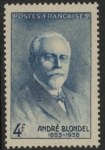 1942 France SG.756  Andre Blondel. U/M (MNH)