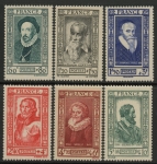 1943 France SG.791-6  National Relief Fund. U/M (MNH)
