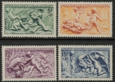 1949 France SG.1087-90 National Relief Fund. U/M (MNH)