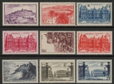 1946-8 France SG.976-82a  Views. U/M (MNH)