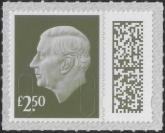 V5026  £2.50 grey-green M24L MAIL (from sheet) U/M (MNH