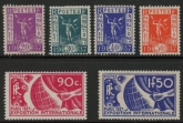 1936 France SG.555-60  Paris International Exhibition.  M/M