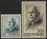 1942 France SG.745-6  Marshall Petain. U/M (MNH)
