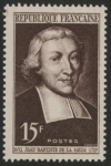 1951 France SG.1110  Birth Cent. of Jean Baptiste de La Salle. U/M (MNH)