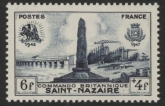 1947 France SG.1016  Fifth Anniv. of British Commando Raid at St. Nazaire. U/M (MNH)