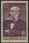 1938 France SG.594  Birth Centenary of Leon Gambetta. U/M (MNH)