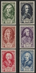 1949 France SG.1081-6  National Relief Fund. U/M (MNH)