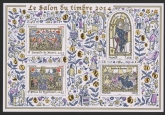 2014 France MS5606 Great Hours in the History of France Mini Sheet U/M (MNH)