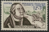 1957 France SG.1279 Stamp Day U/M (MNH)