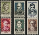 1957 France SG.1337-42 National Relief Fund Set of 6 values U/M (MNH)