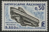 1963 France SG.1595 Record Undersea Dive U/M (MNH)