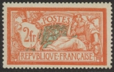 1920  France SG.387  'Merson' 2f orange & blue-green.  M/M