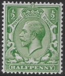 SG.351 N14(1)  ½d green U/M (MNH).