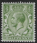 SG351-6 N14(12)  ½d olive green U/M (MNH).
