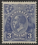 1932  Australia  SG.128  3d ultramarine U/M (MNH)
