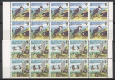 2000 Alderney  A140a-A141a  Peregrine Falcon booklet panes. U/M (MNH)