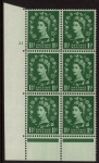 S27 (SG.563) 1½d  Edward crown wmk.1st graphite Cyld.21 no dot perf E/P  U/M (MNH)