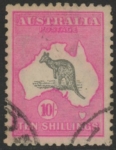 1915  Australia  SG.43  10/-  grey and pink very fine used.