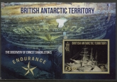 2024 British Antarctic - MS.866  Discovery of Shackleton's Endurance. mini sheet.  U/M (MNH)