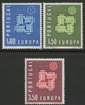 1961 Portugal SG.1193-5 Europa Set of 3 values U/M (MNH)