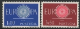 1960 Portugal SG.1184-5 Europa Set of 2 values U/M (MNH)