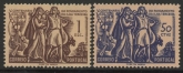 1951 Portugal SG.1053-4 500th Anniv of Colonization of Azores Set of 2 values U/M (MNH)
