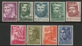 1955 Portugal SG.1122-30  Portuguese Kings. set 9 values U/M (MNH)