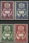 1949 Portugal SG.1031-4  75th Anniv. of UPU. set 4 values U/M (MNH)