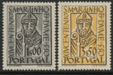 1953 Portugal SG.1094-5 14th cent. Landing on Iberian Peninsula. set 2 values U/M (MNH)