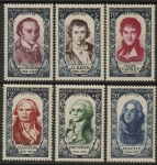1950 France SG.1095-1100 Relief Fund Set of 6 values mounted mint