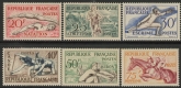 1953 France SG.1185-90 Sports Set of 6 values mounted mint