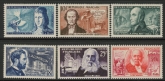 1956 France SG.1239-44 French Inventors Set of 6 values U/M (MNH)