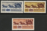 1963 Portugal SG.1224-6 Cent of Paris Postal Conference Set of 3 values U/M (MNH)