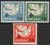 1963 Portugal SG.1234-6 Europa Set of 3 values U/M (MNH)